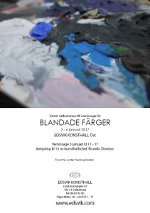 Vernissageinbjudan Blandade Färger